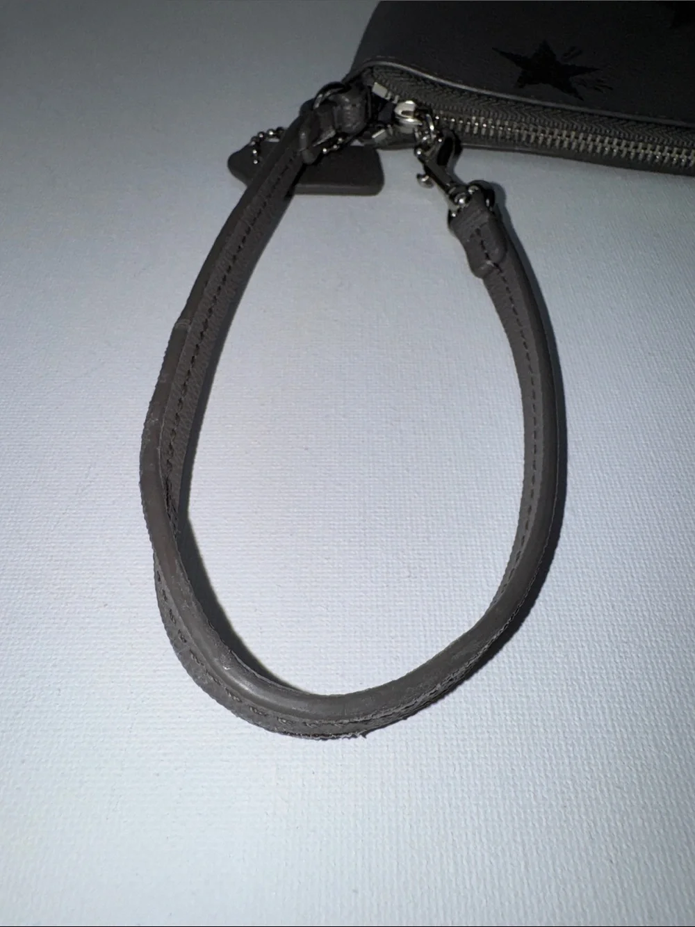 Coach Gray Star Wristlet